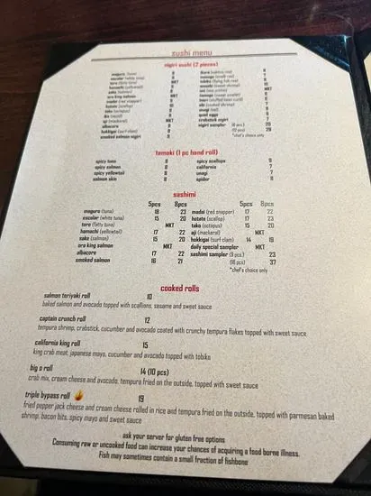 Menu 5