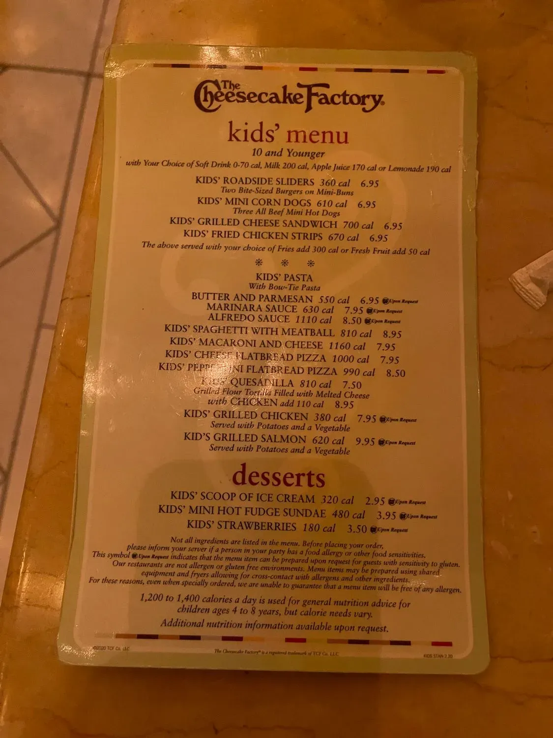 Menu 3