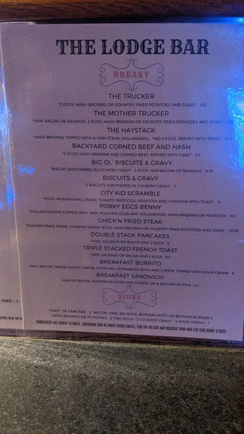 Menu 4