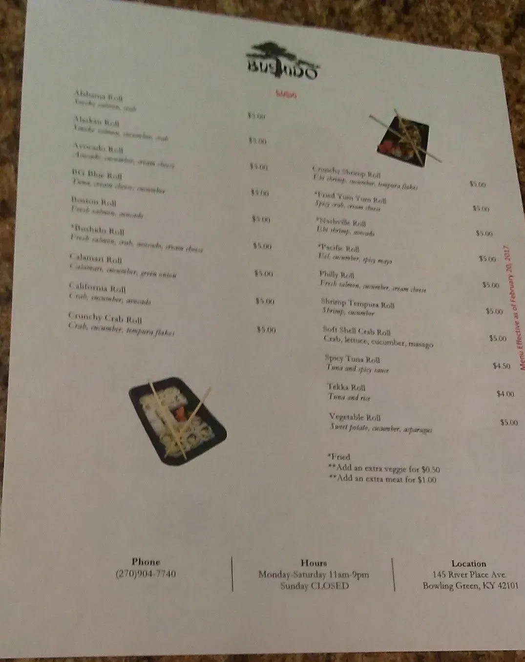 Menu 2