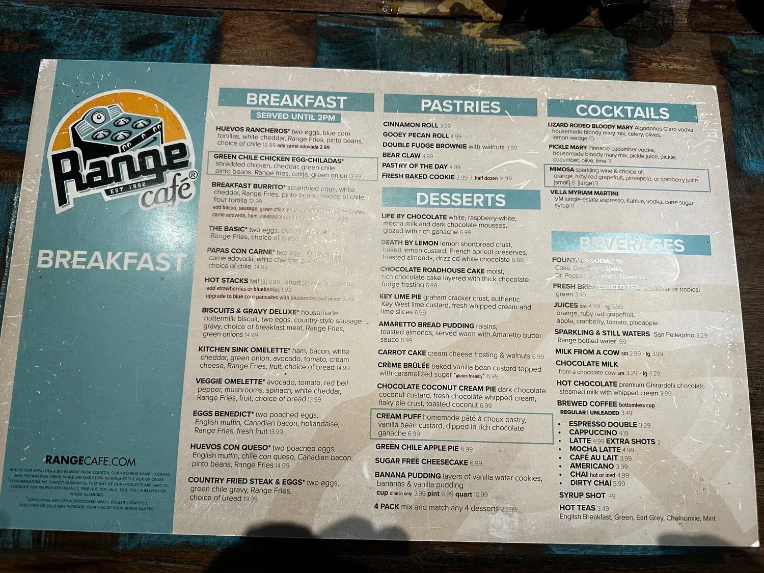 Menu 4