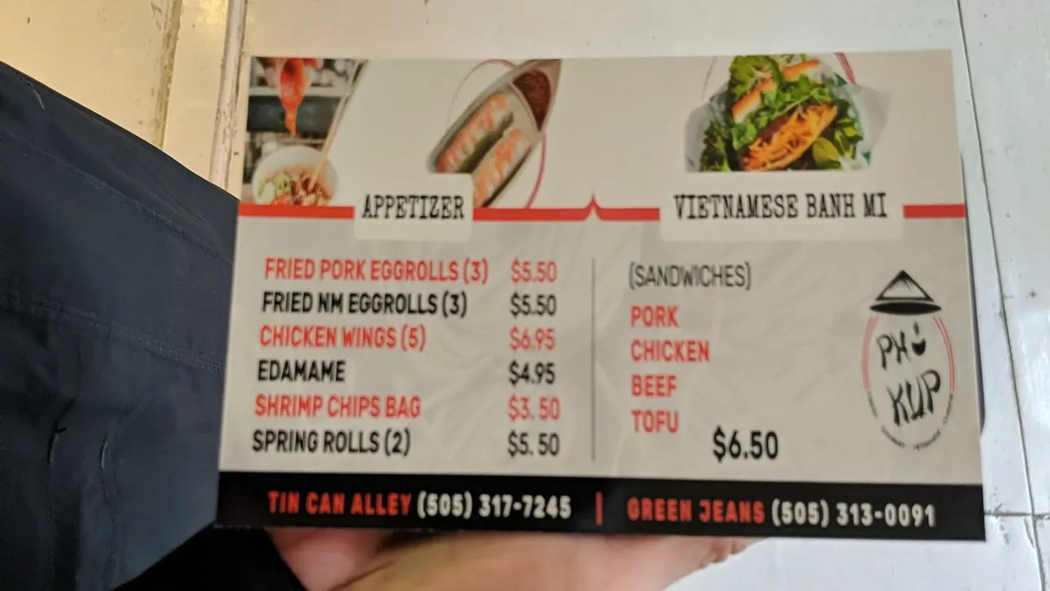 Menu 6