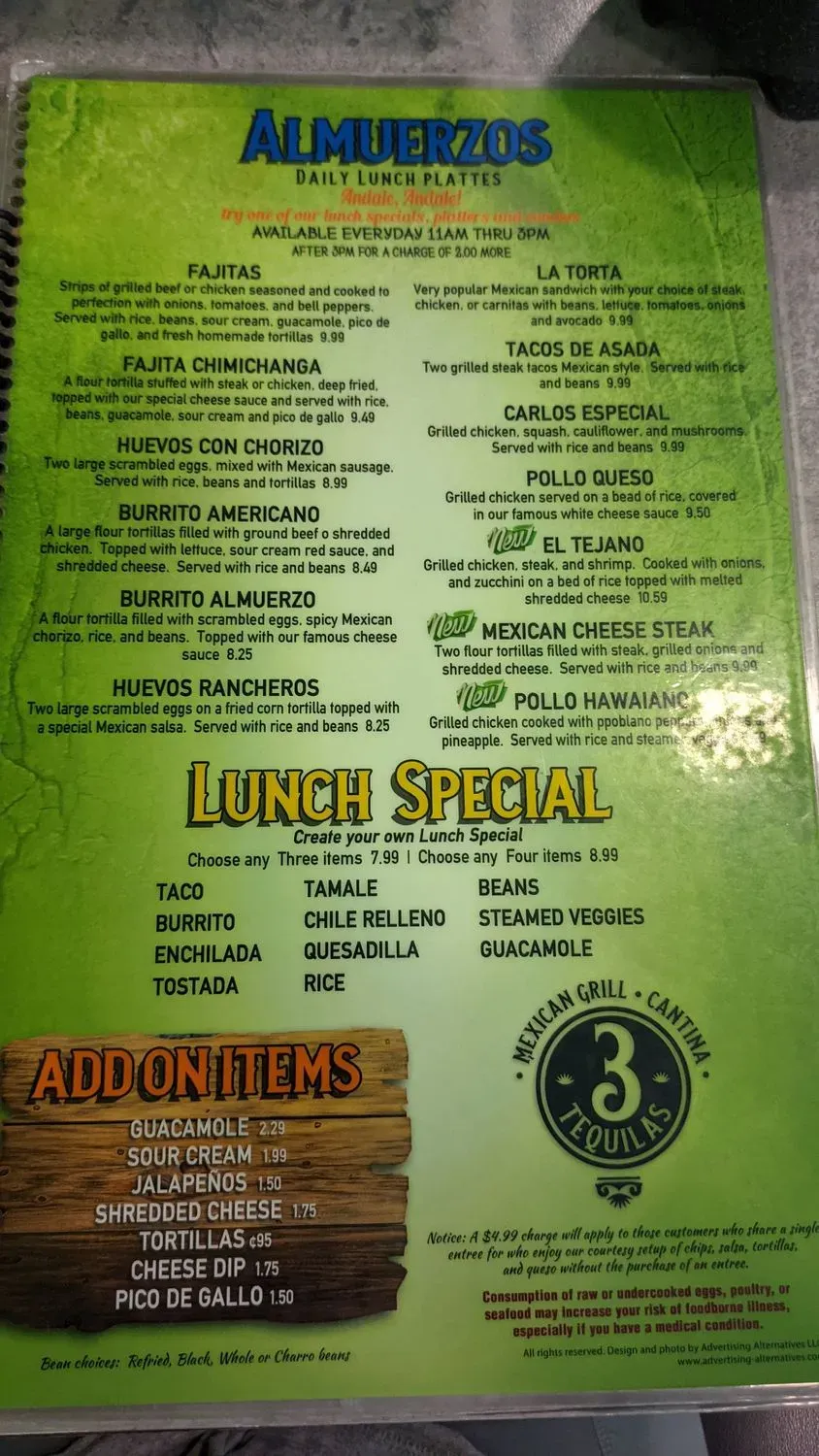 Menu 3