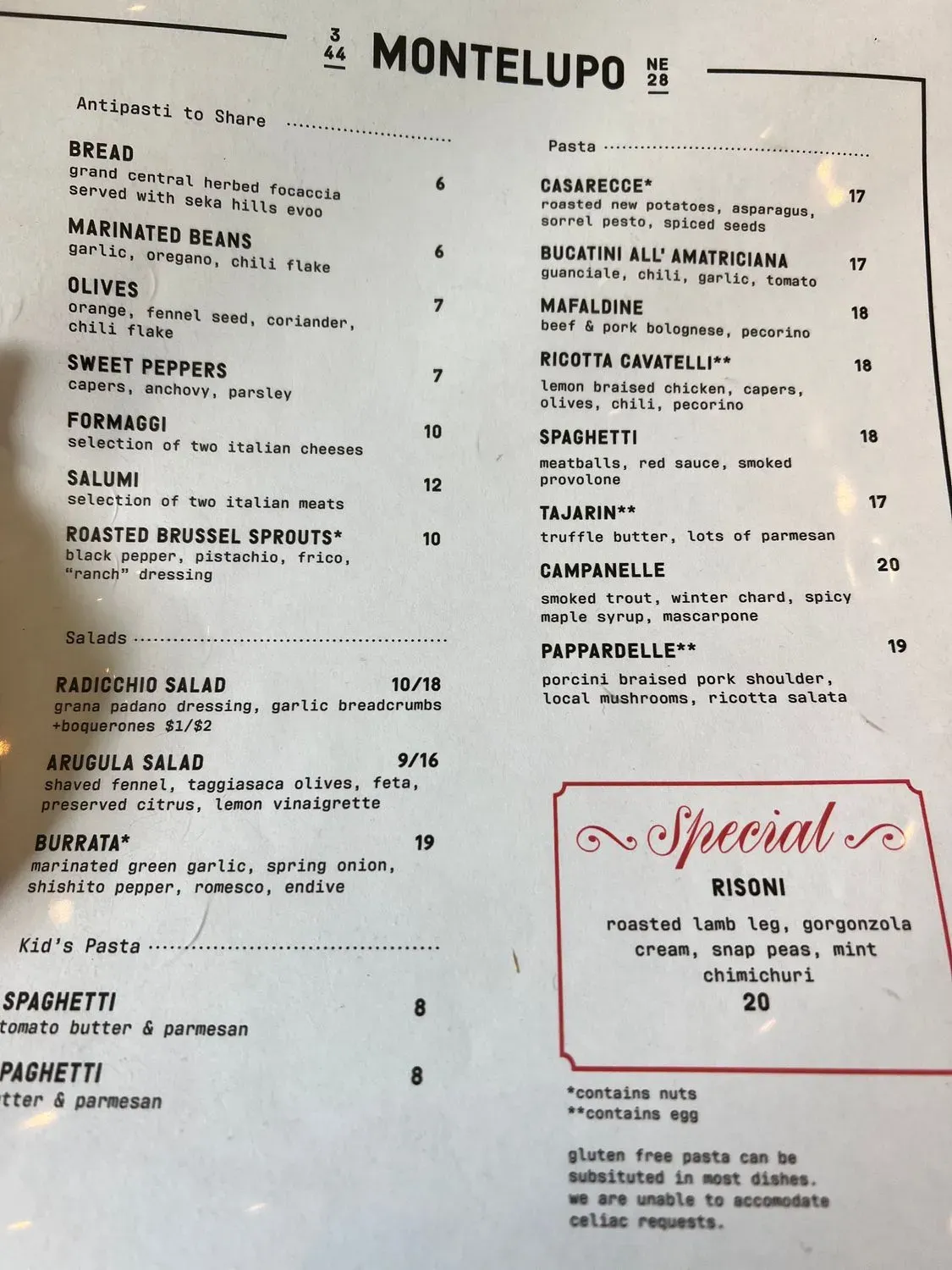 Menu 4