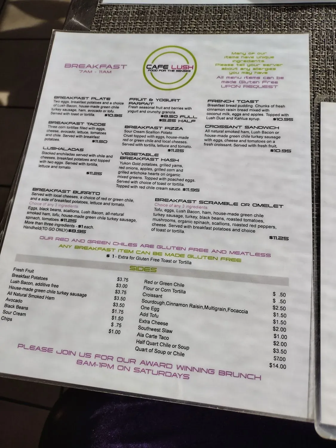 Menu 6