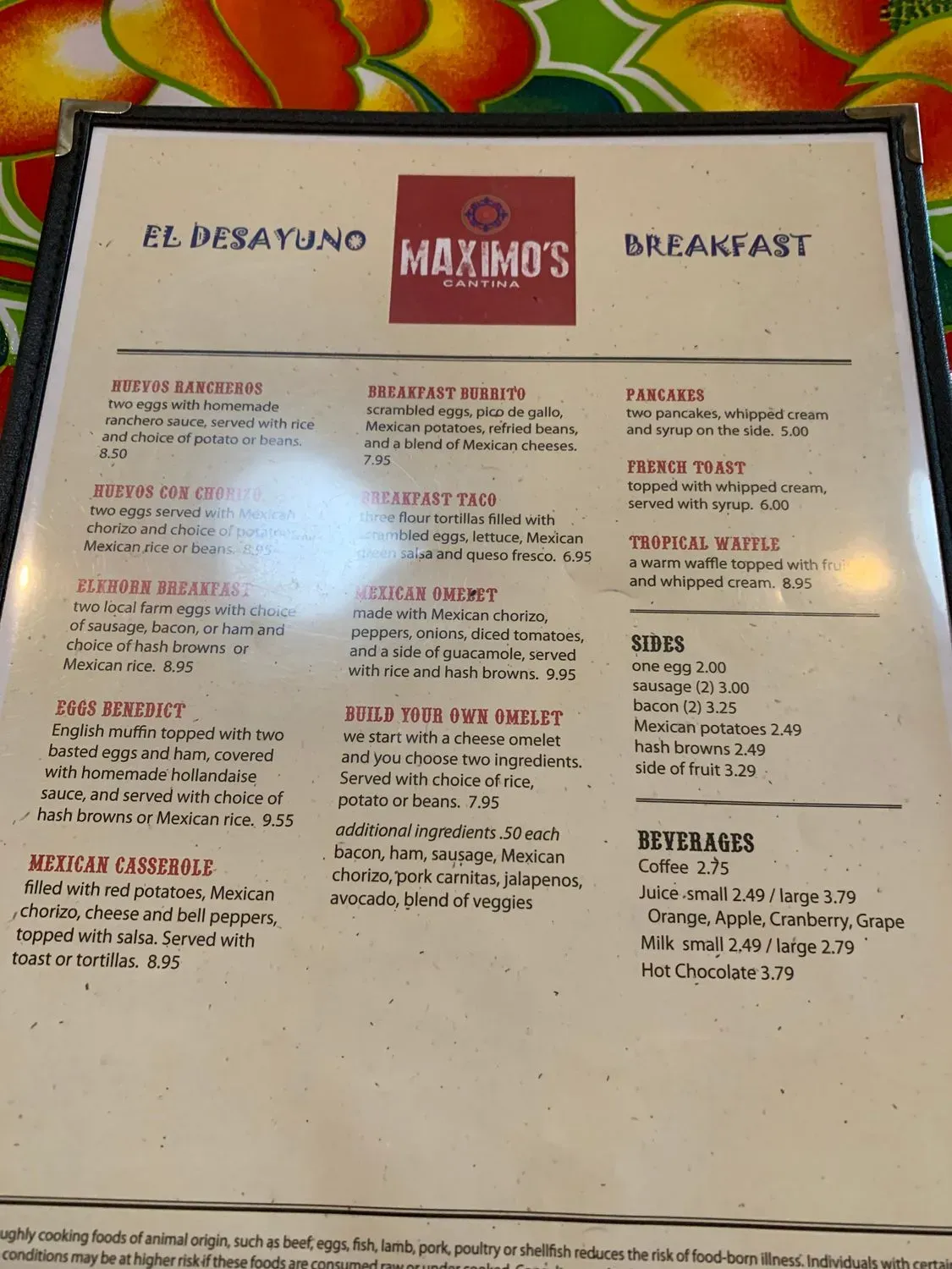 Menu 4