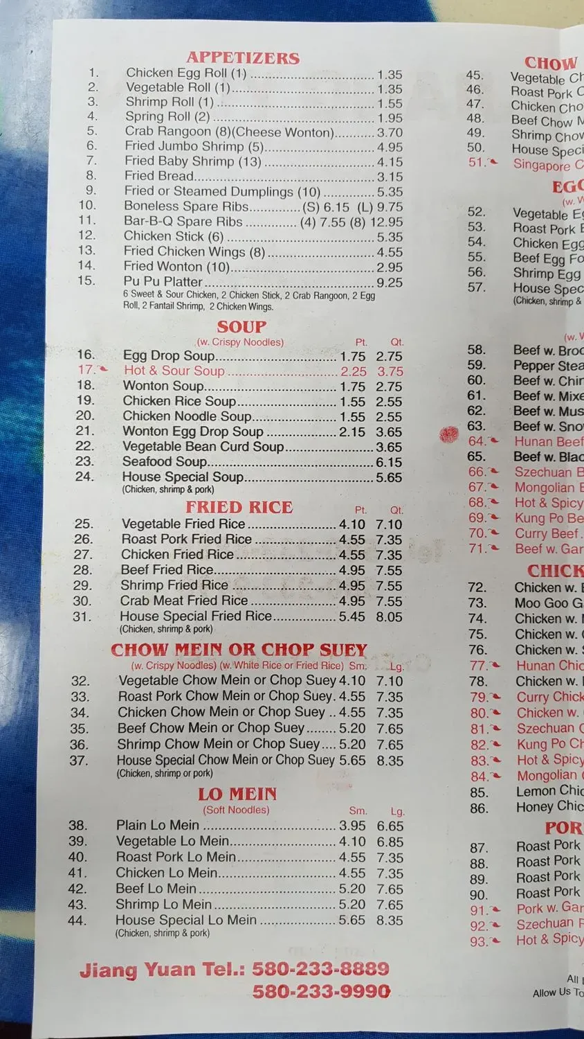 Menu 6