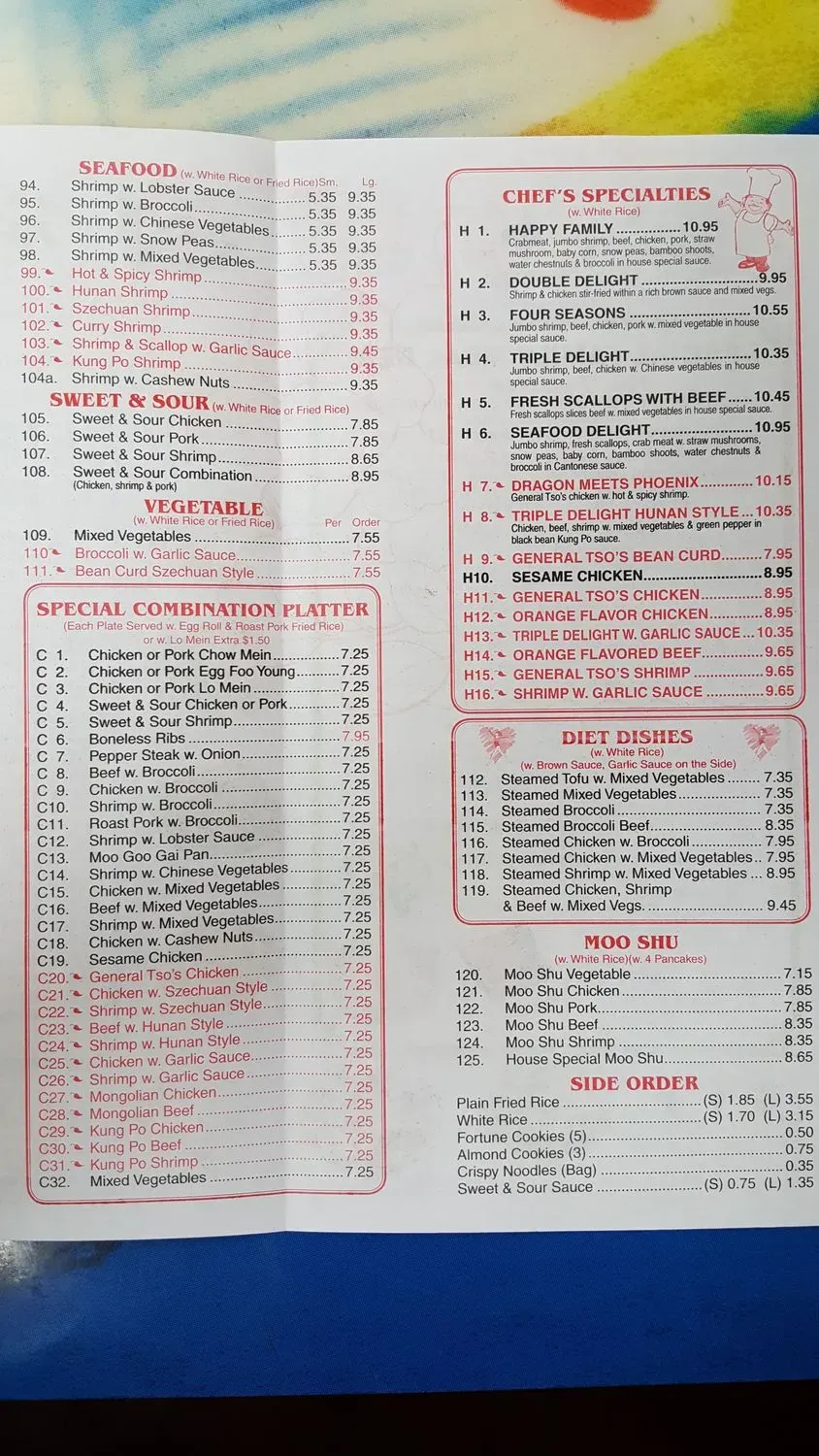 Menu 5