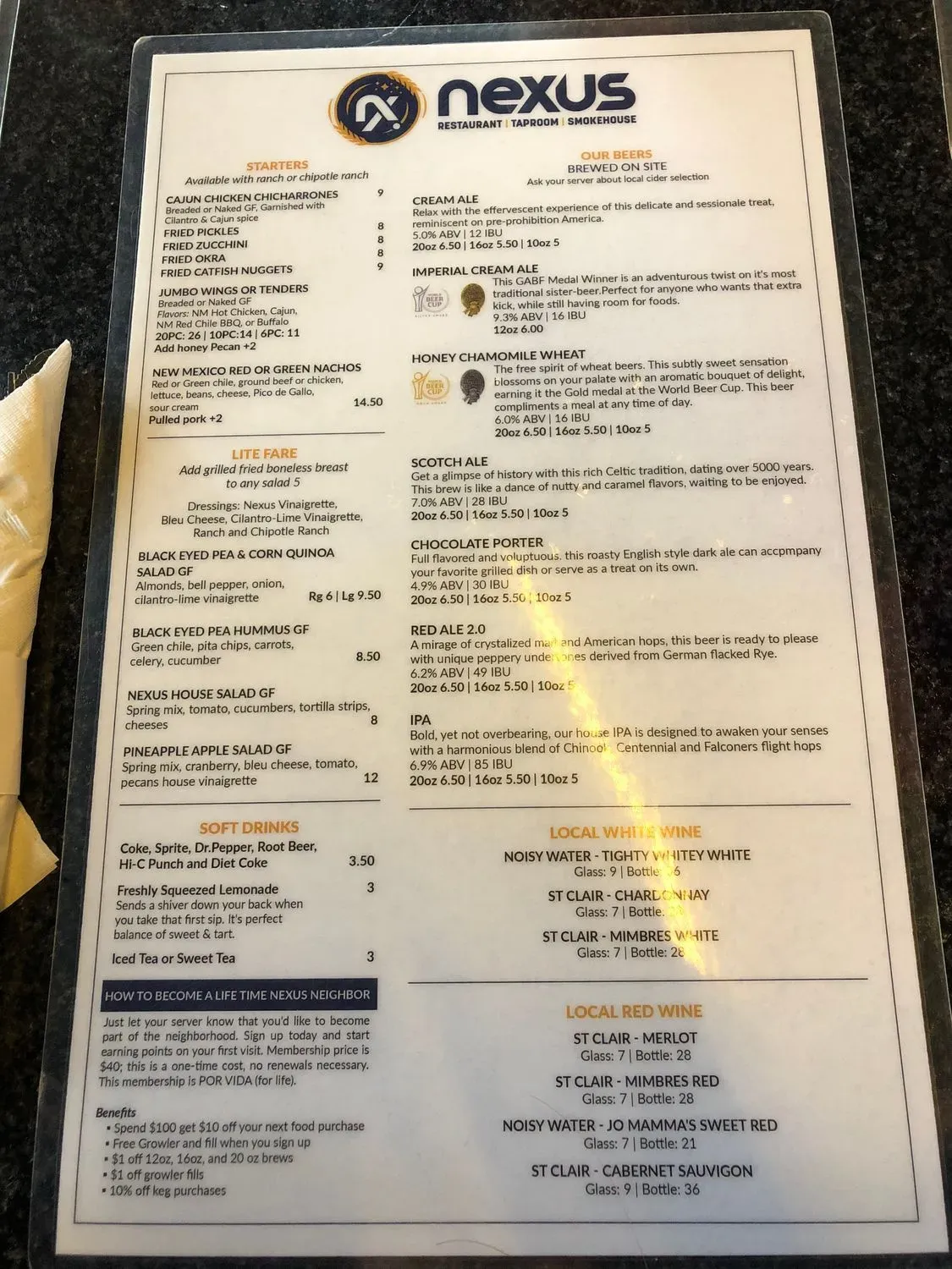 Menu 5