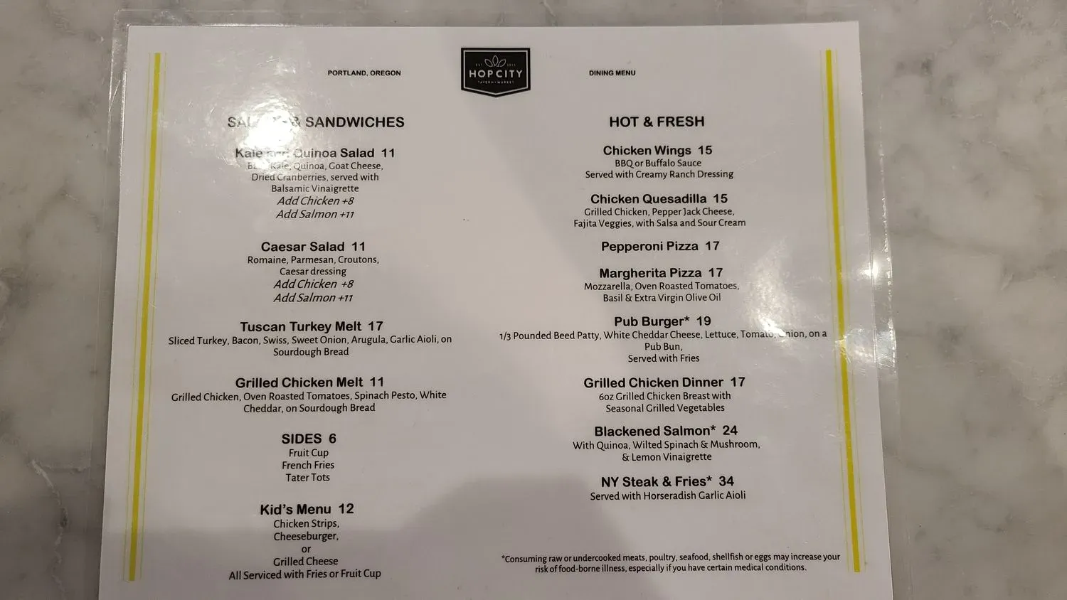 Menu 6