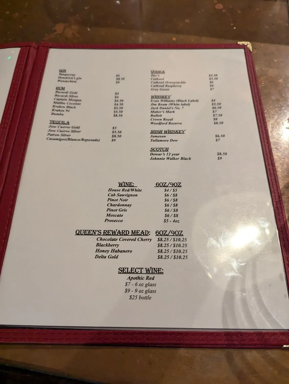 Menu 3