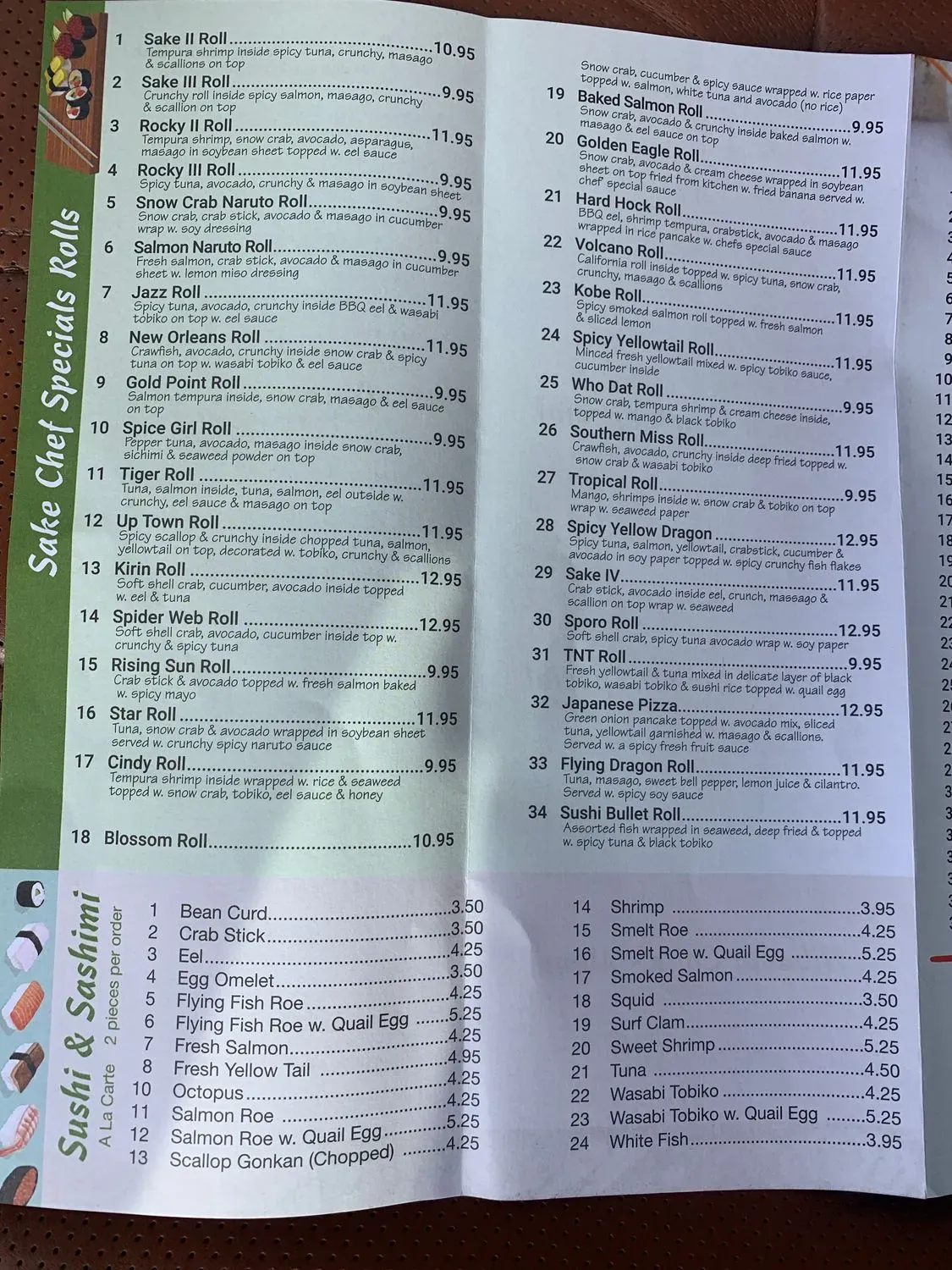 Menu 4