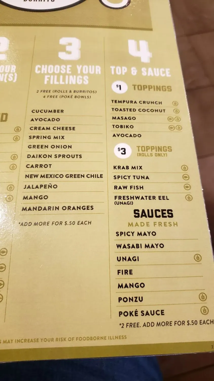 Menu 5