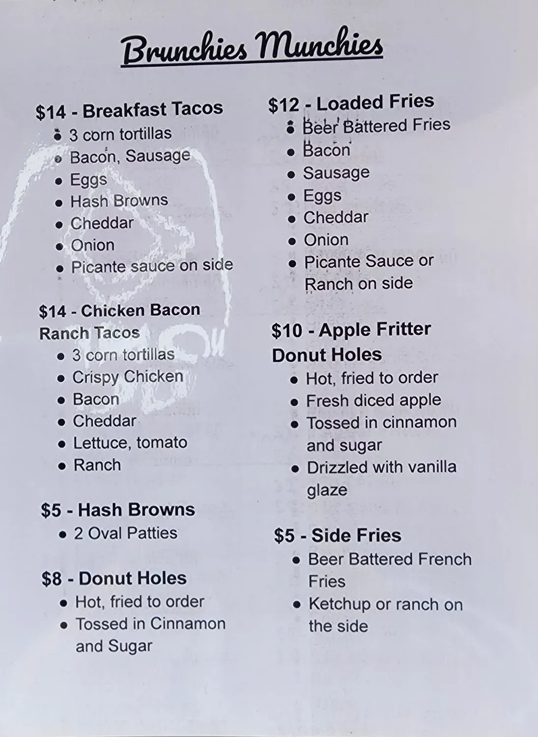 Menu 5