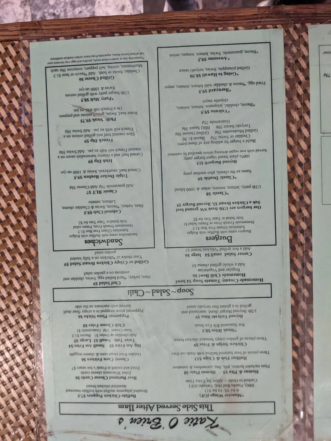 Menu 3