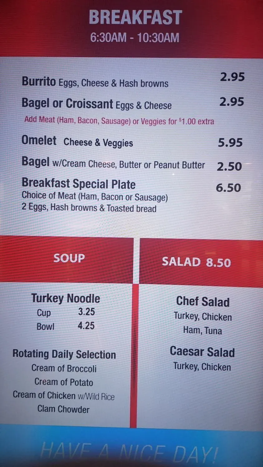 Menu 4