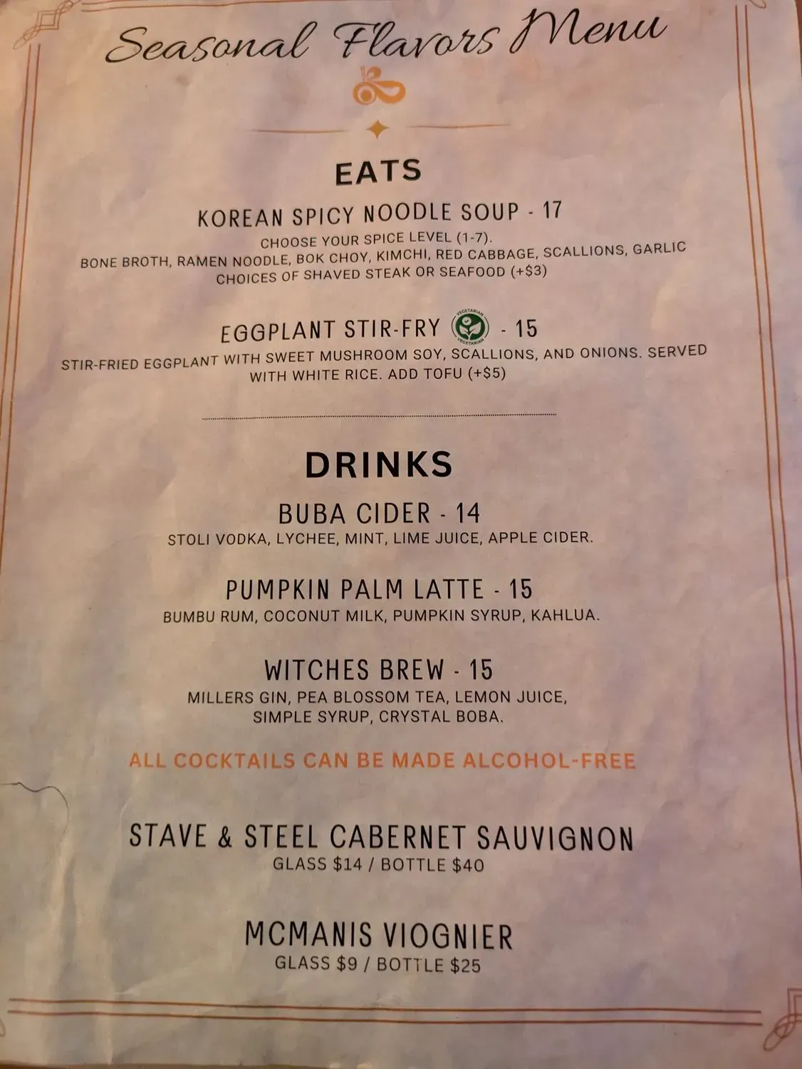 Menu 6