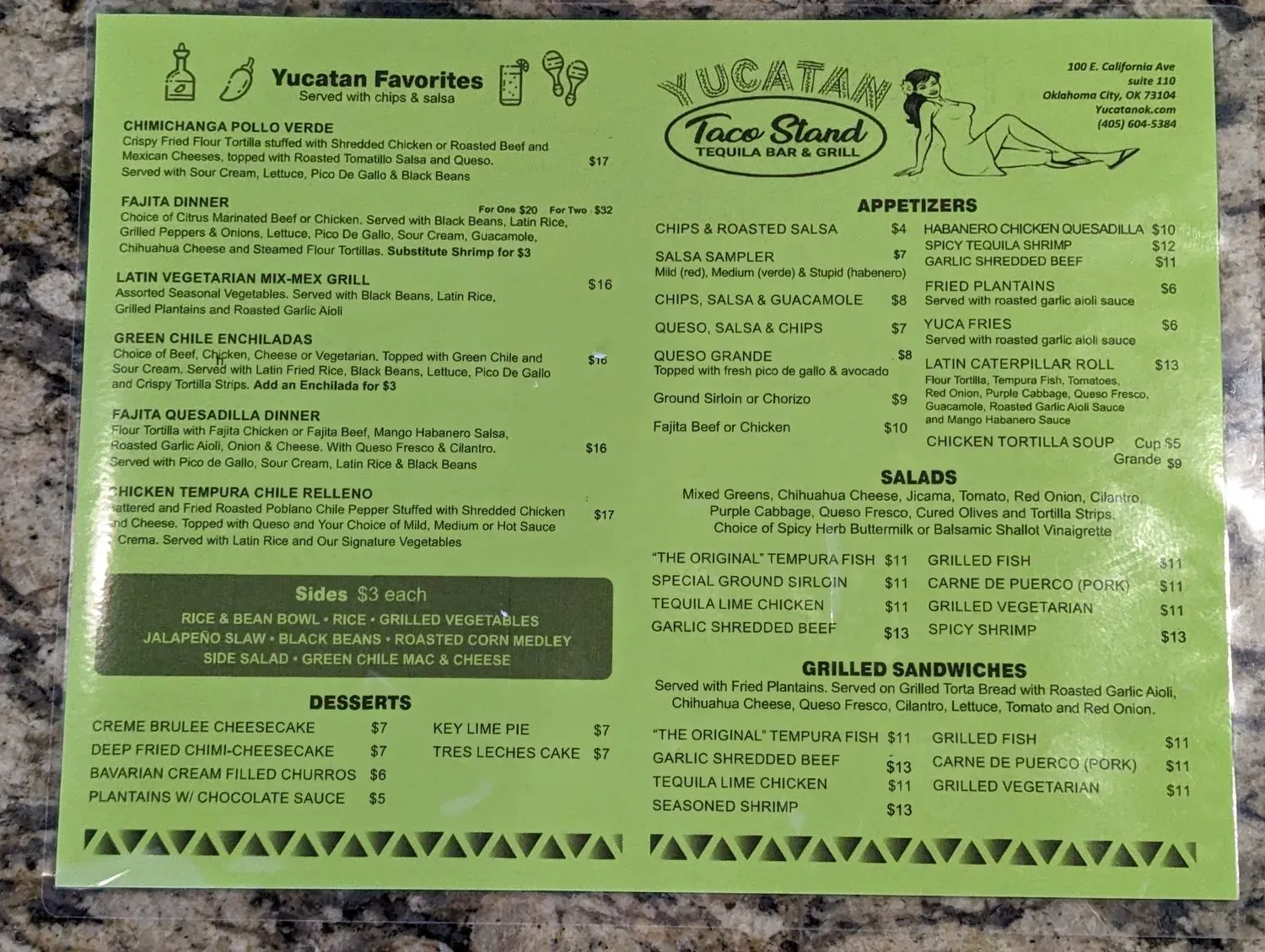 Menu 2