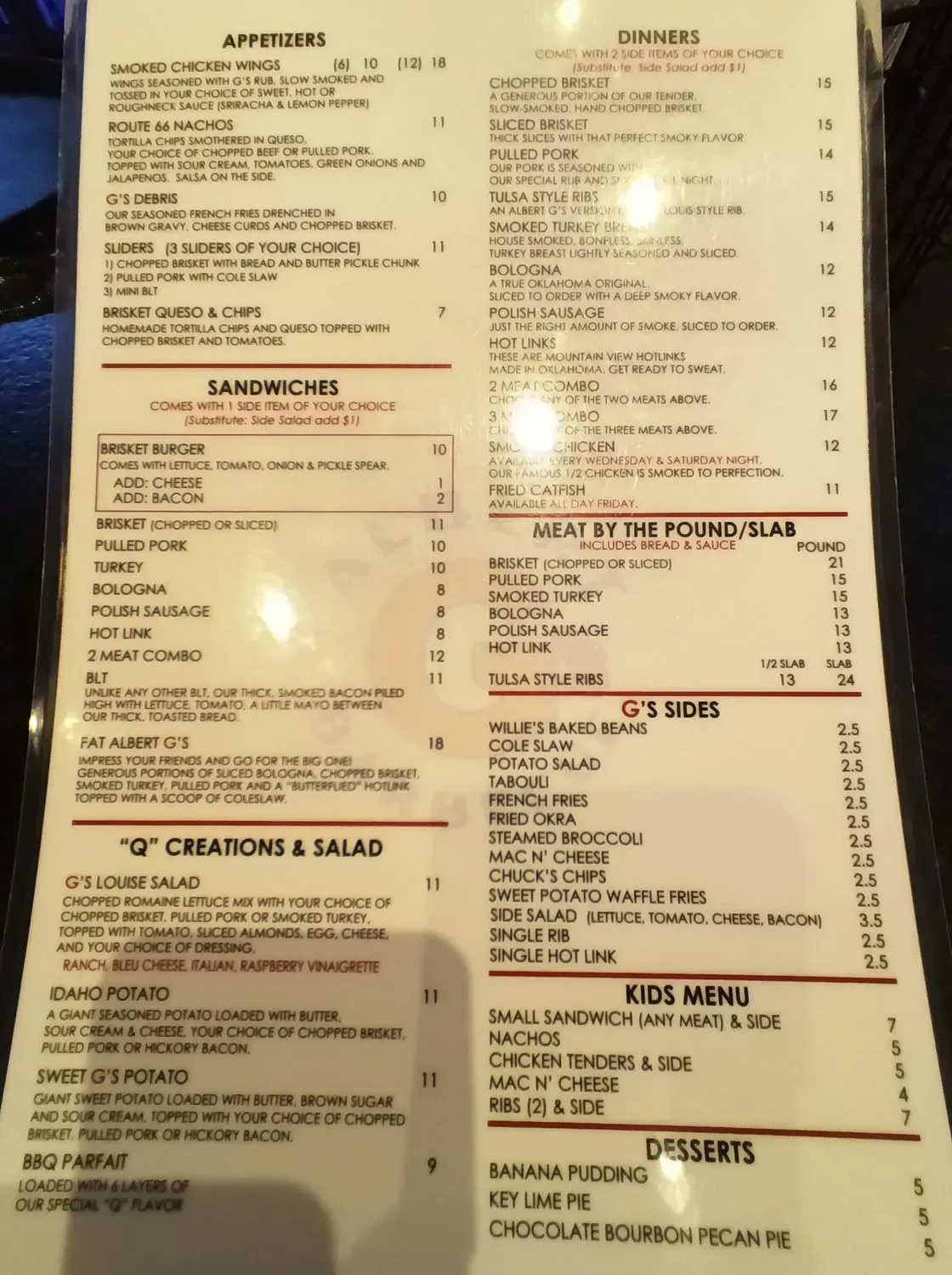 Menu 2