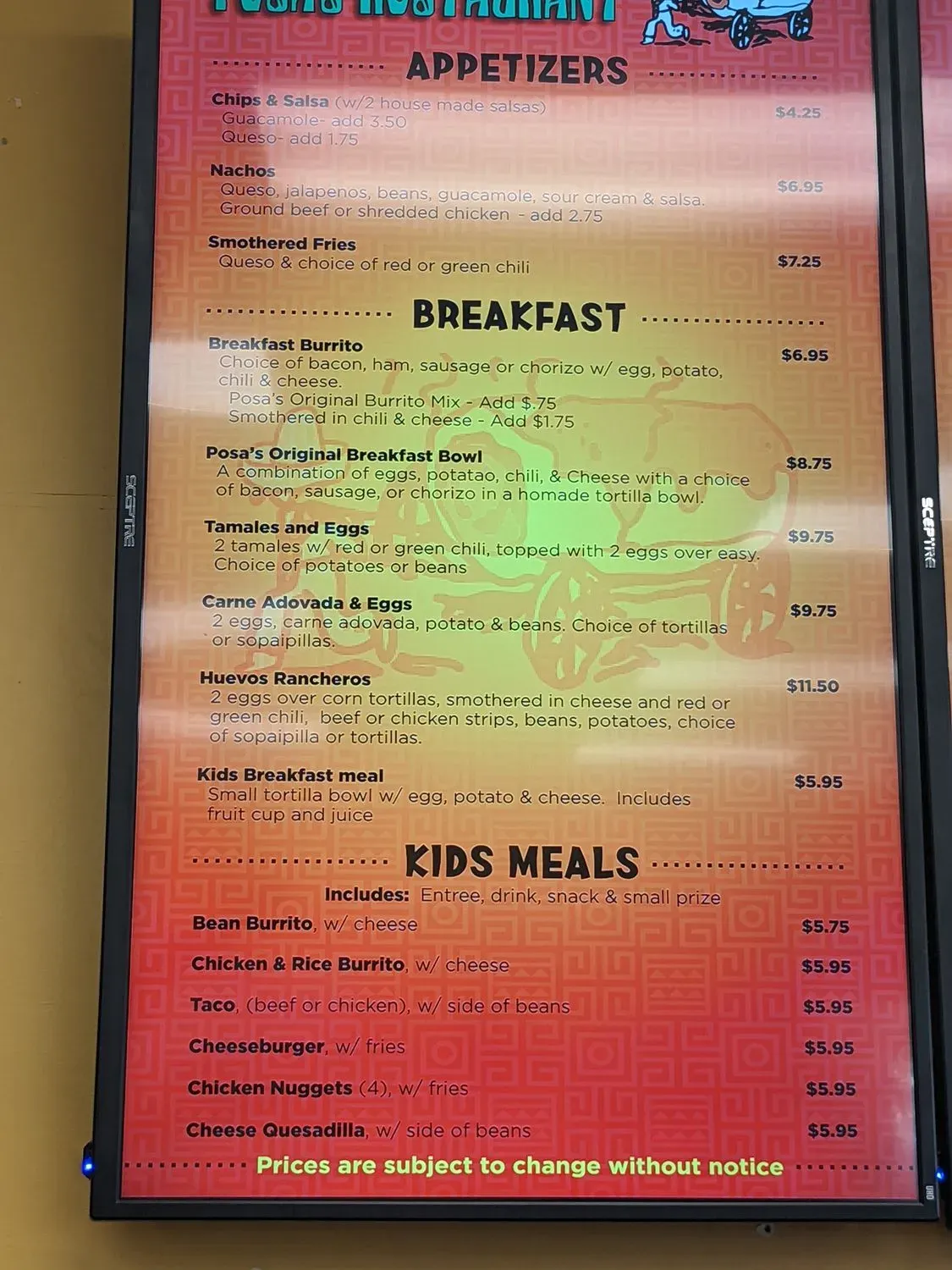 Menu 4