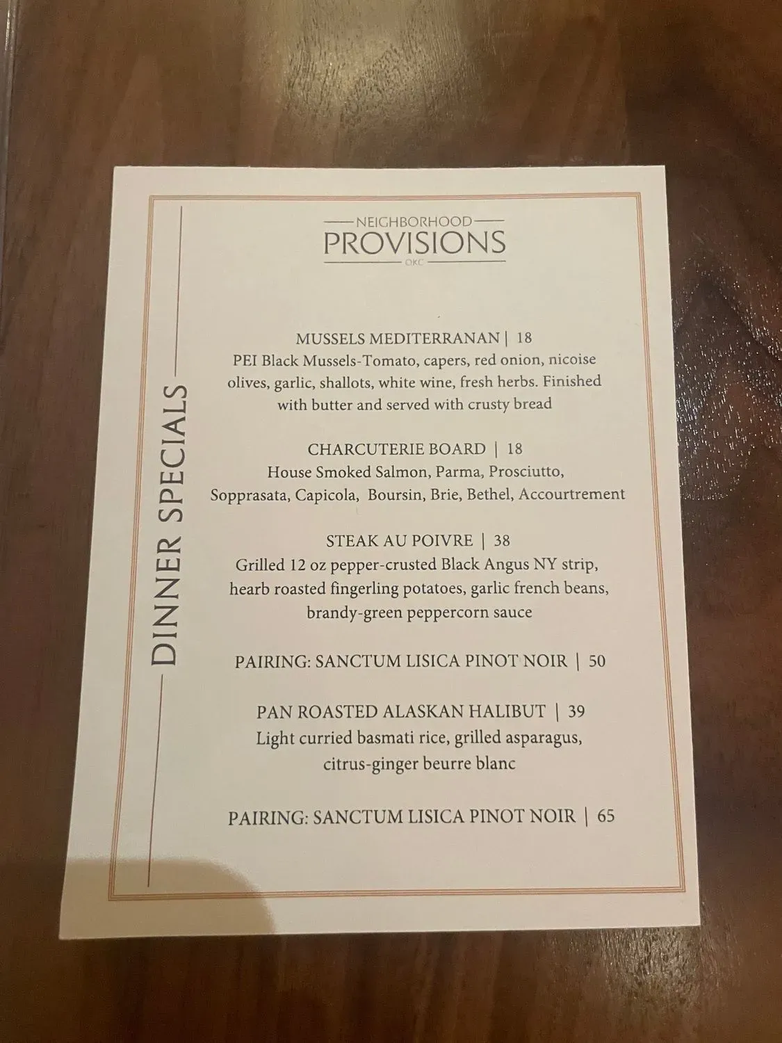 Menu 4