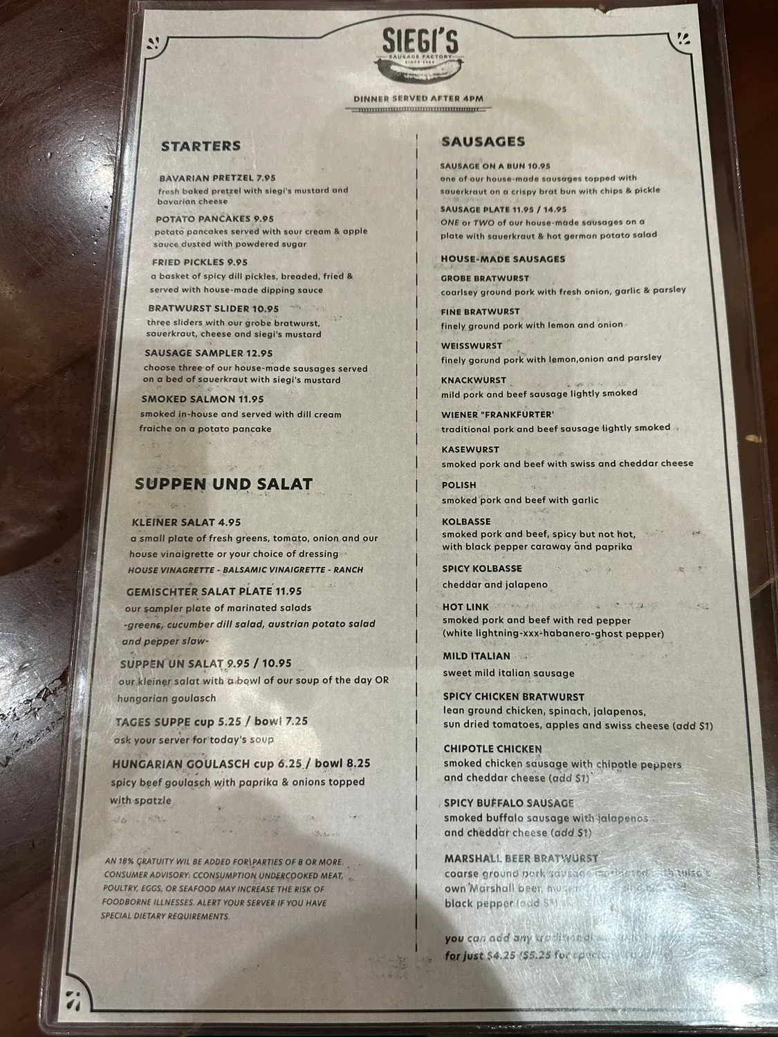 Menu 5