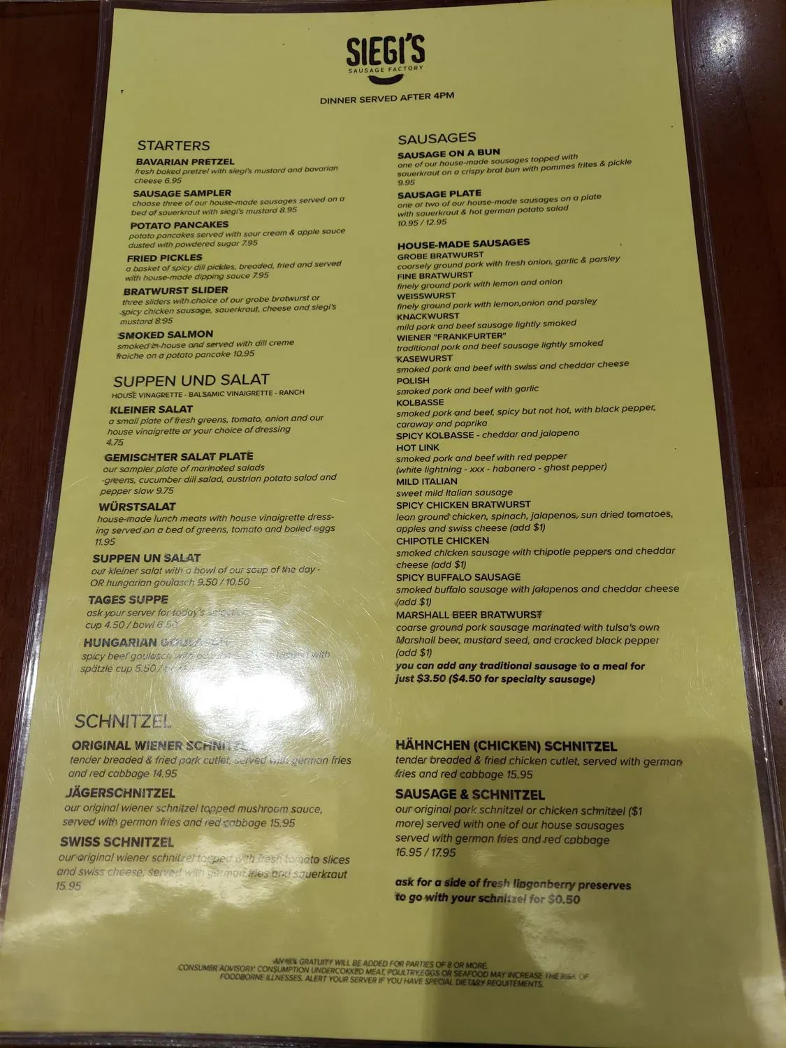 Menu 4