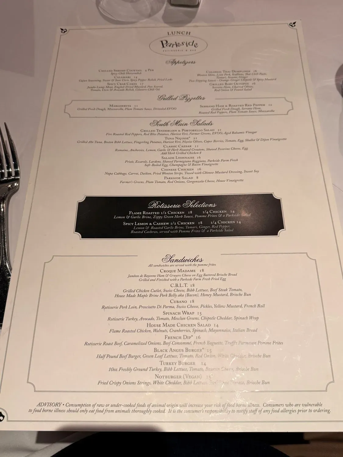 Menu 6