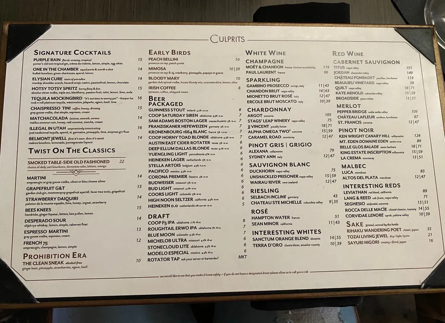 Menu 2