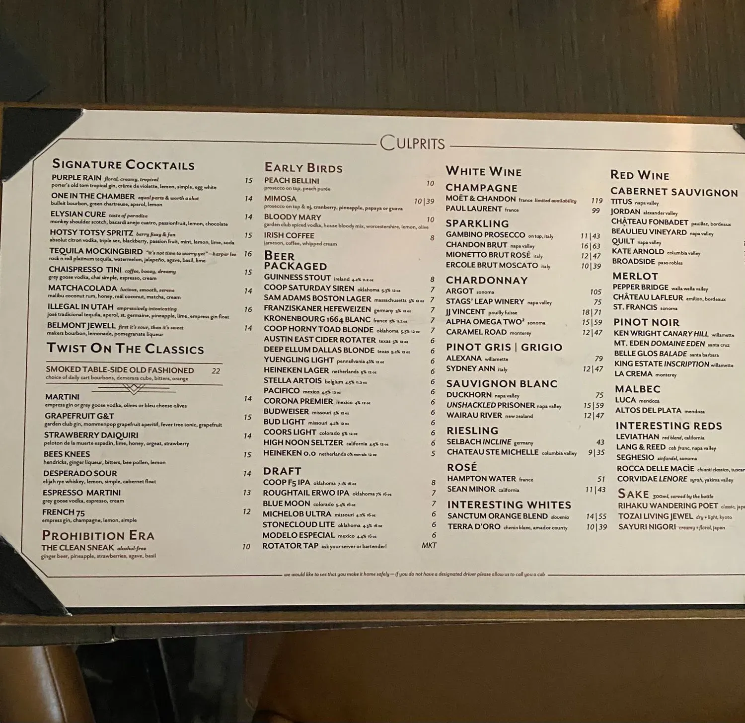 Menu 4