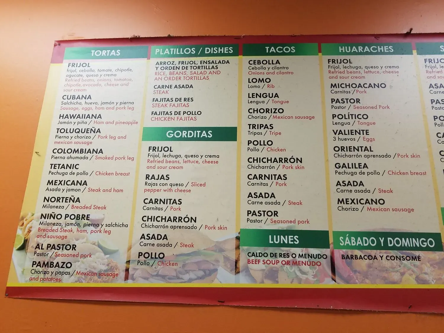 Menu 4