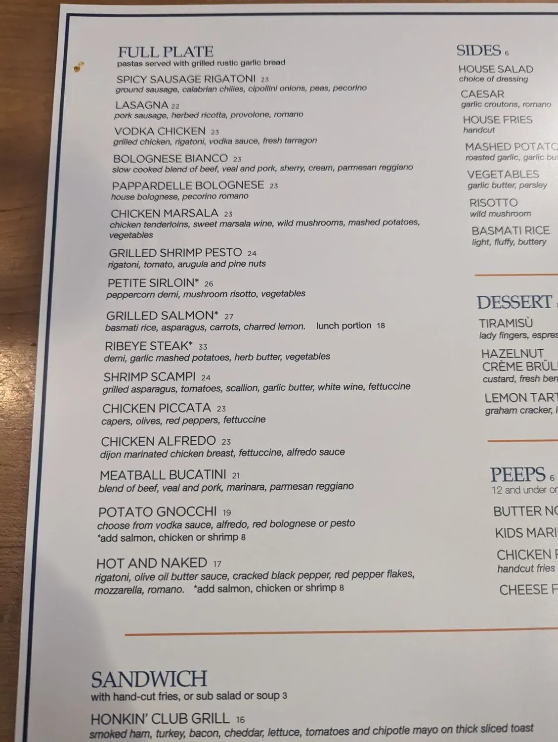 Menu 4