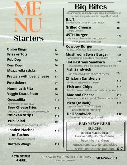 Menu 2