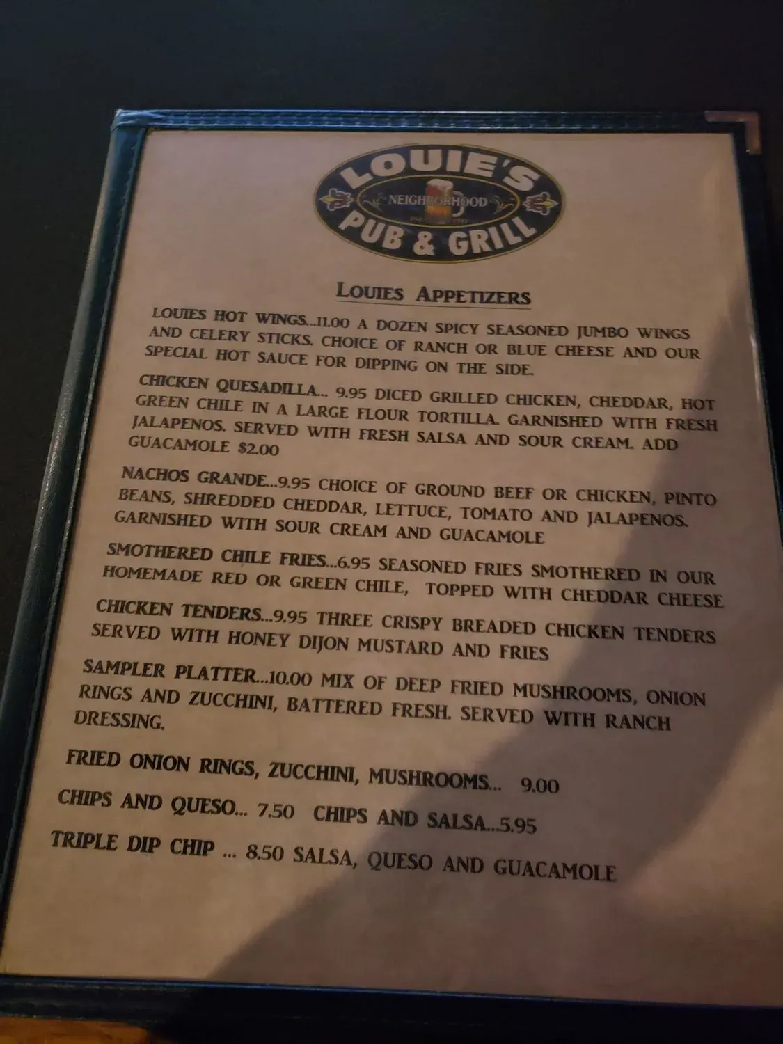 Menu 4