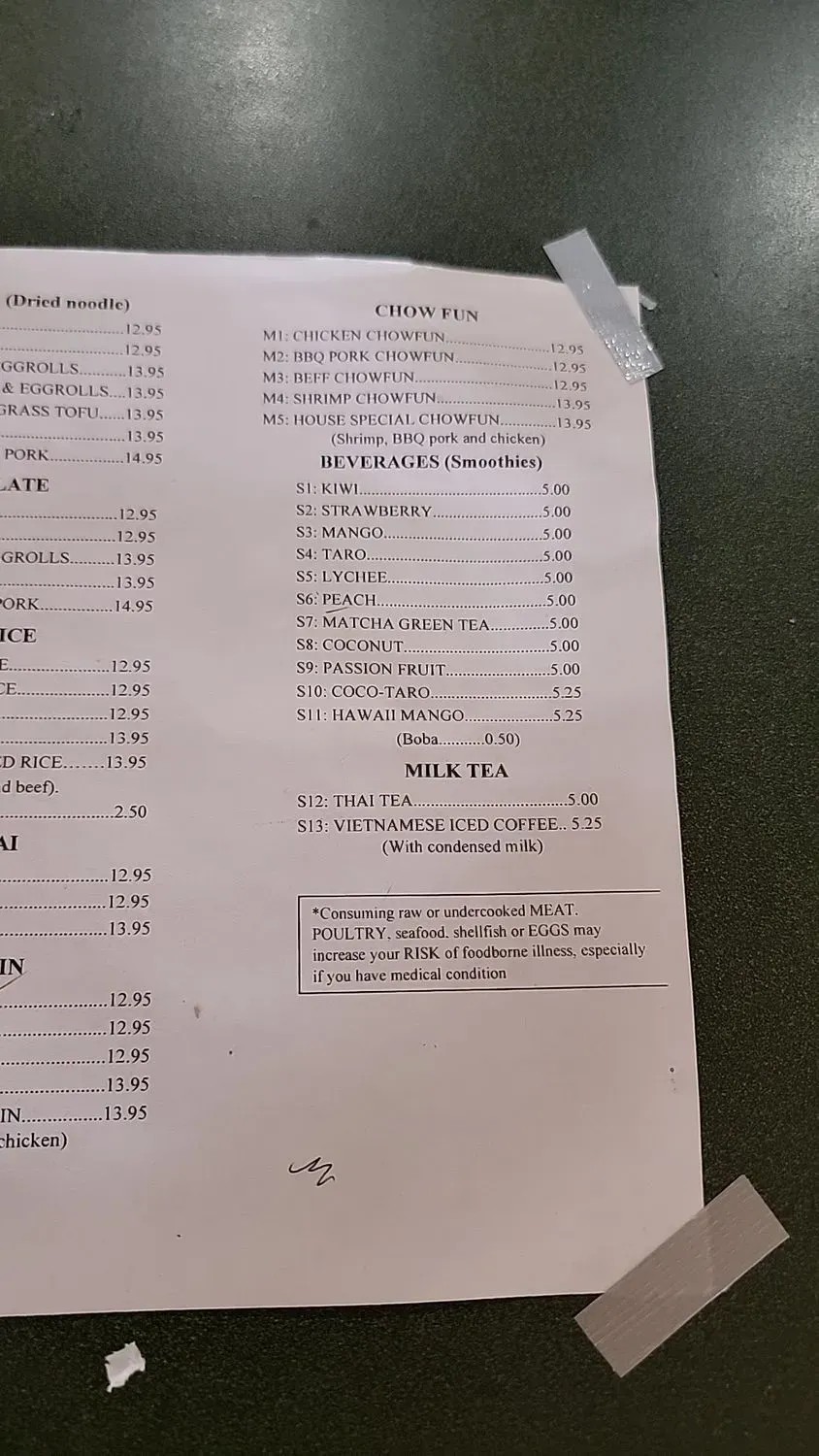 Menu 5