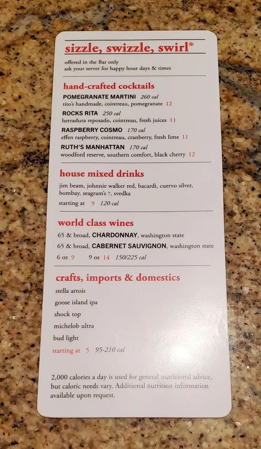 Menu 5