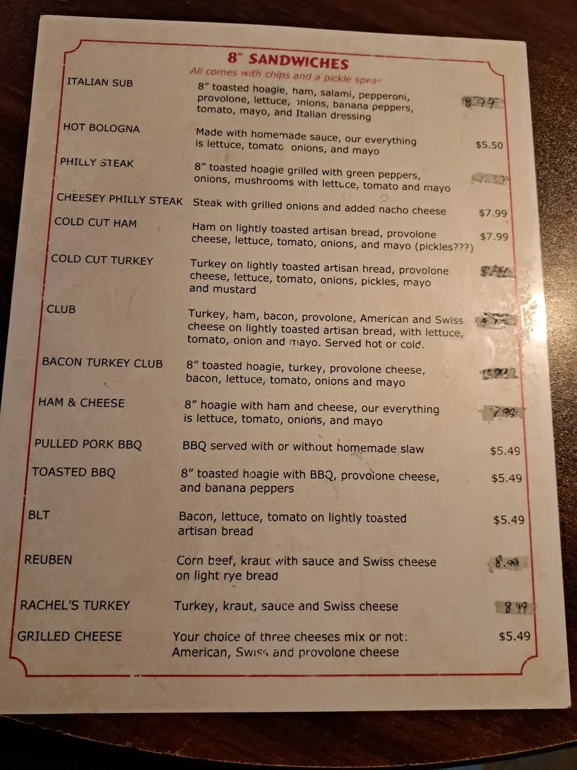 Menu 4