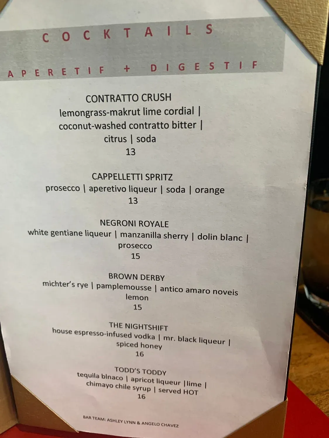 Menu 2