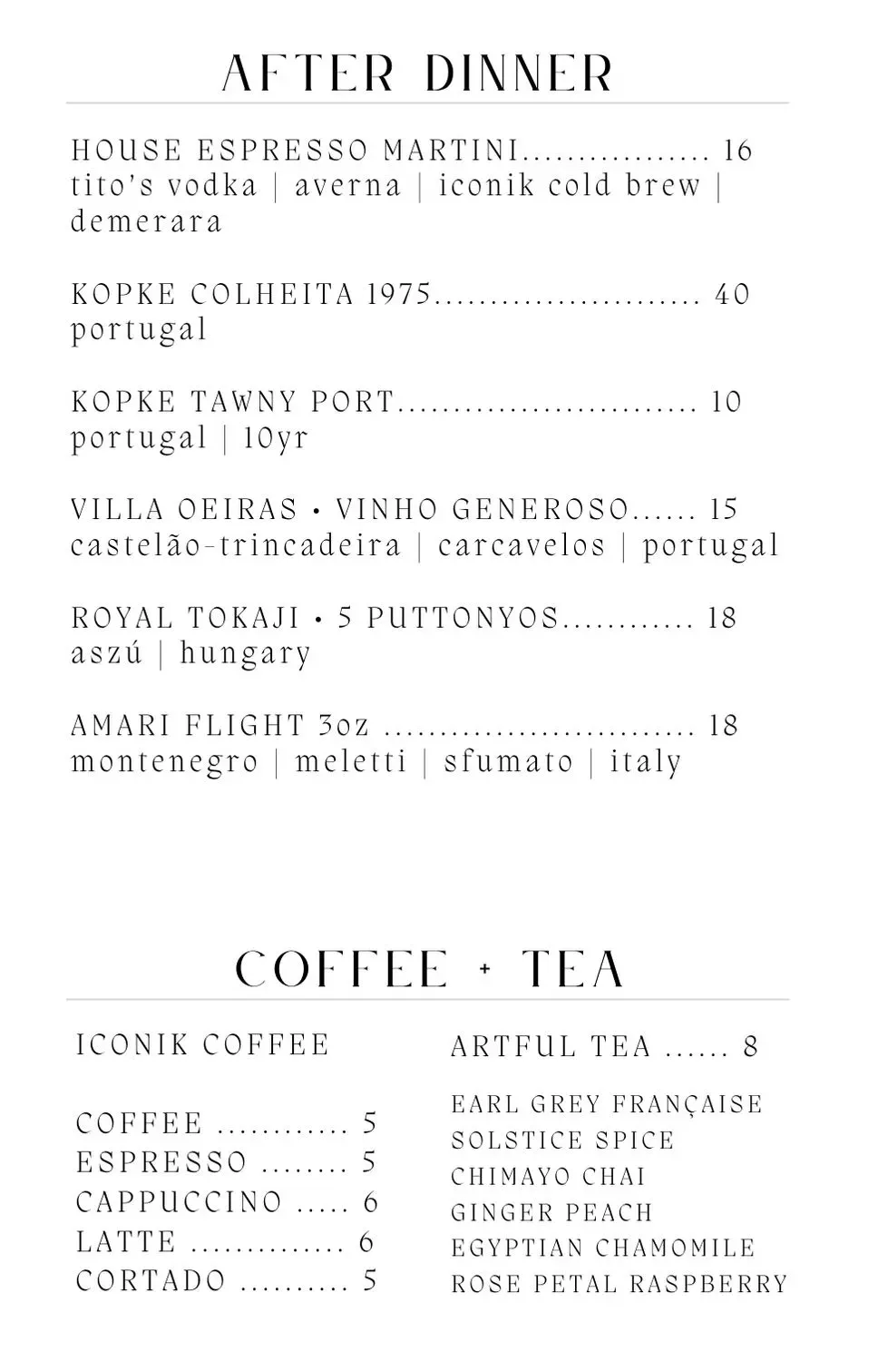 Menu 6