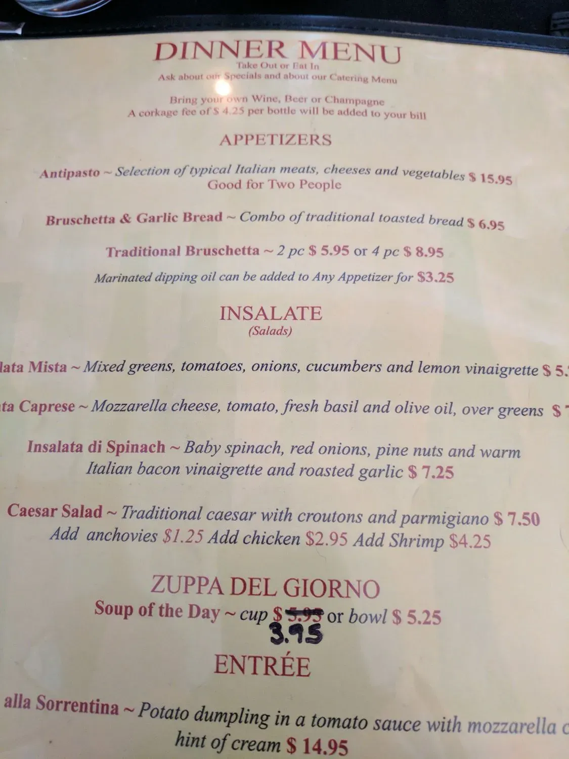 Menu 4