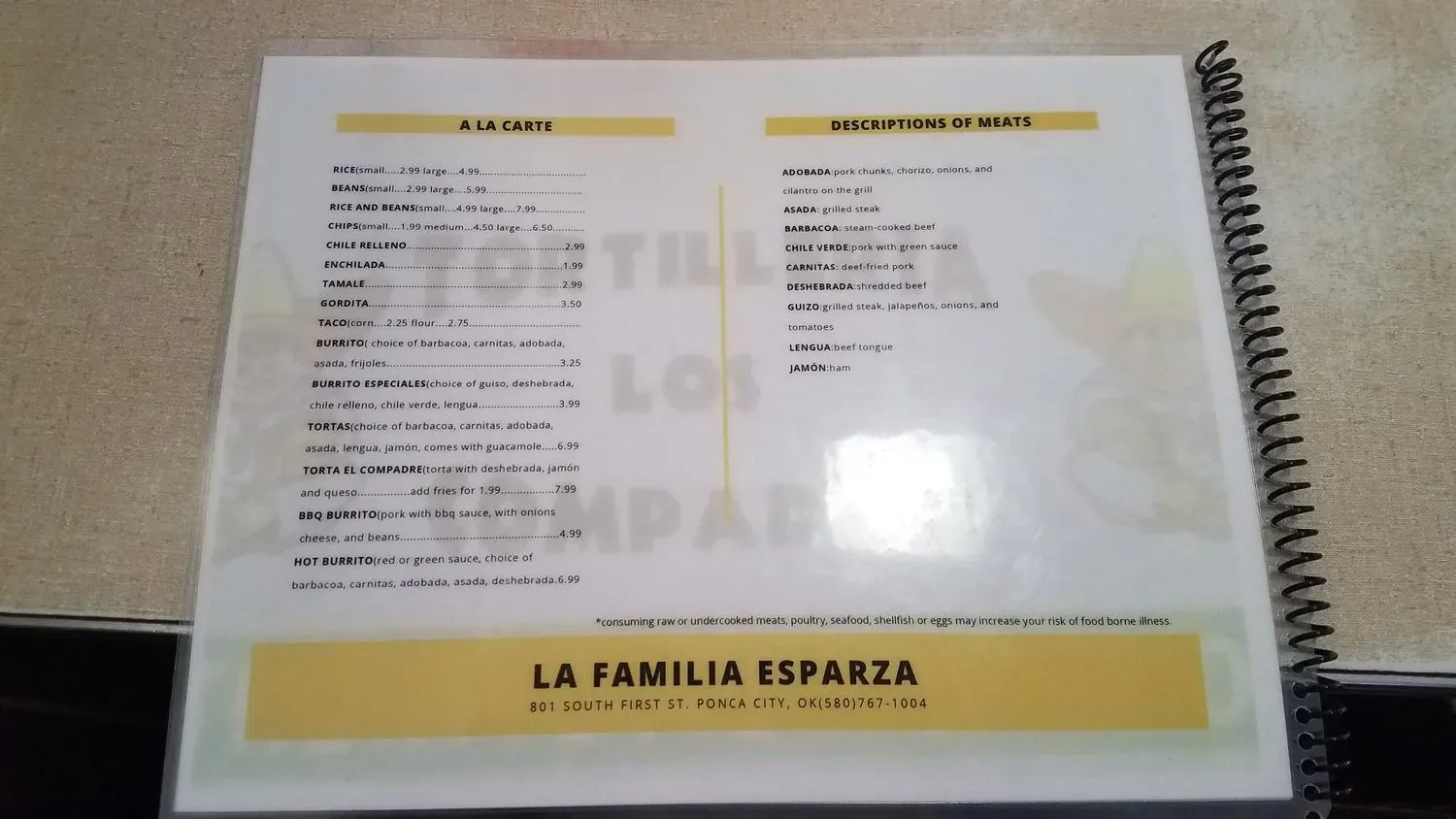 Menu 4