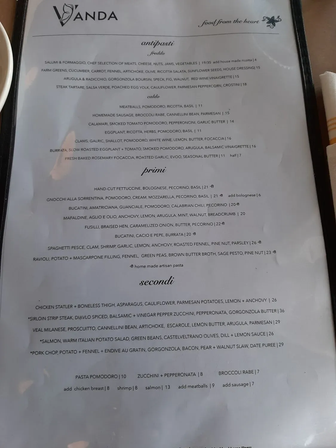 Menu 5