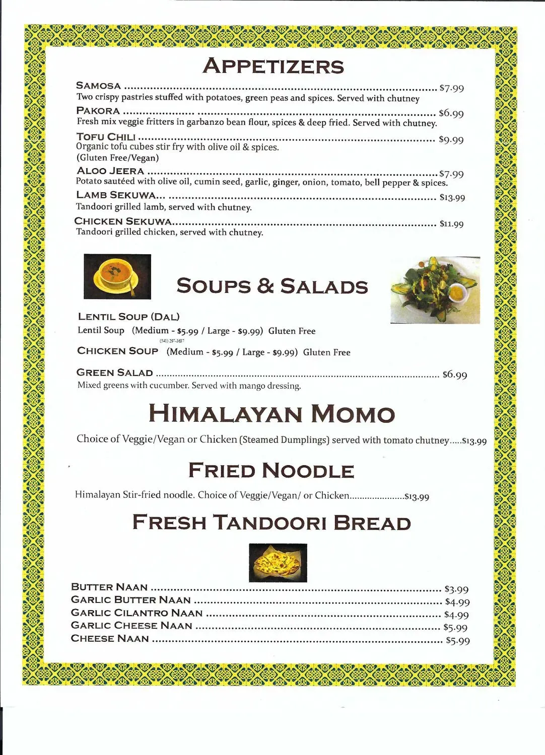 Menu 4