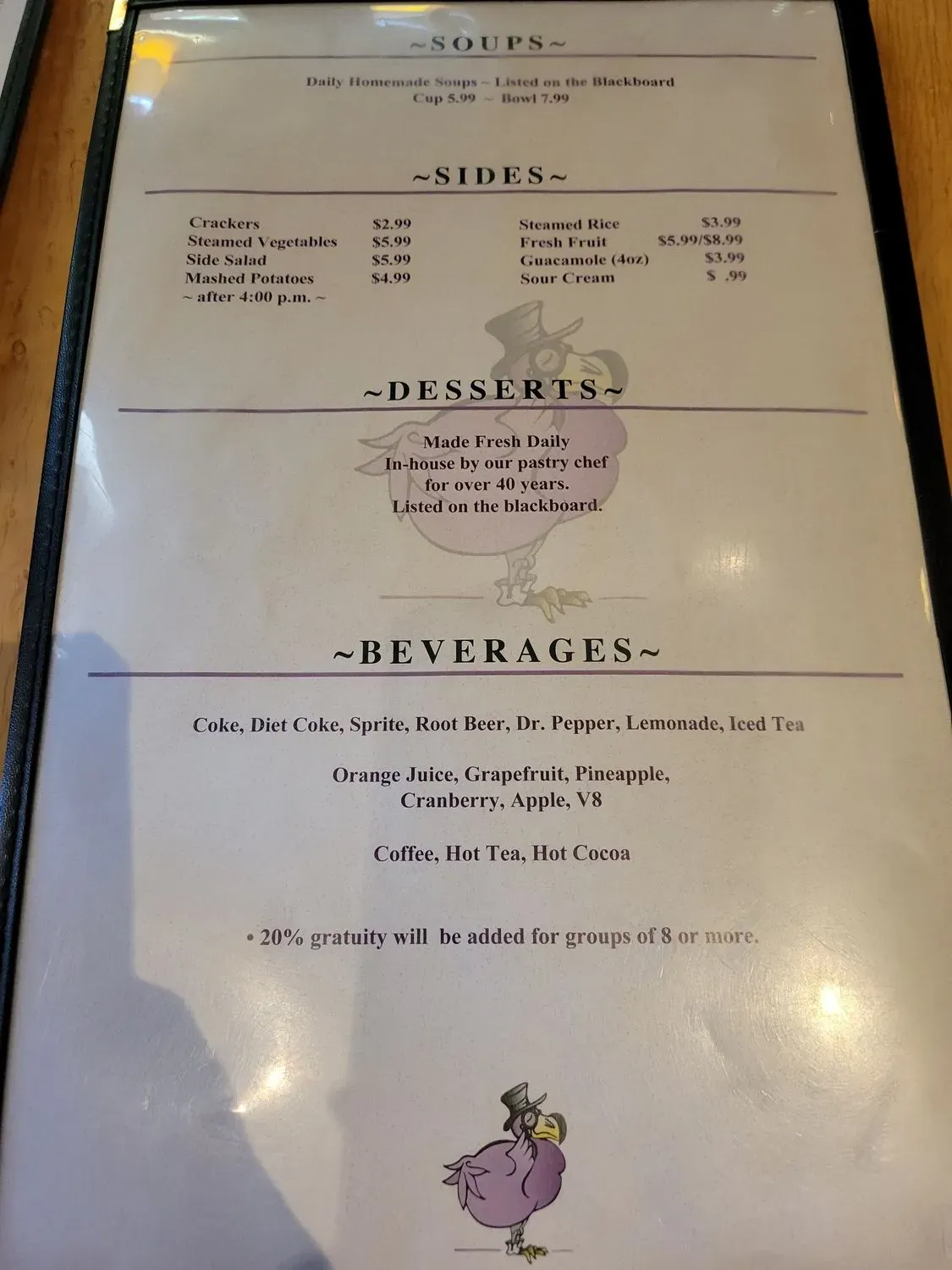 Menu 6