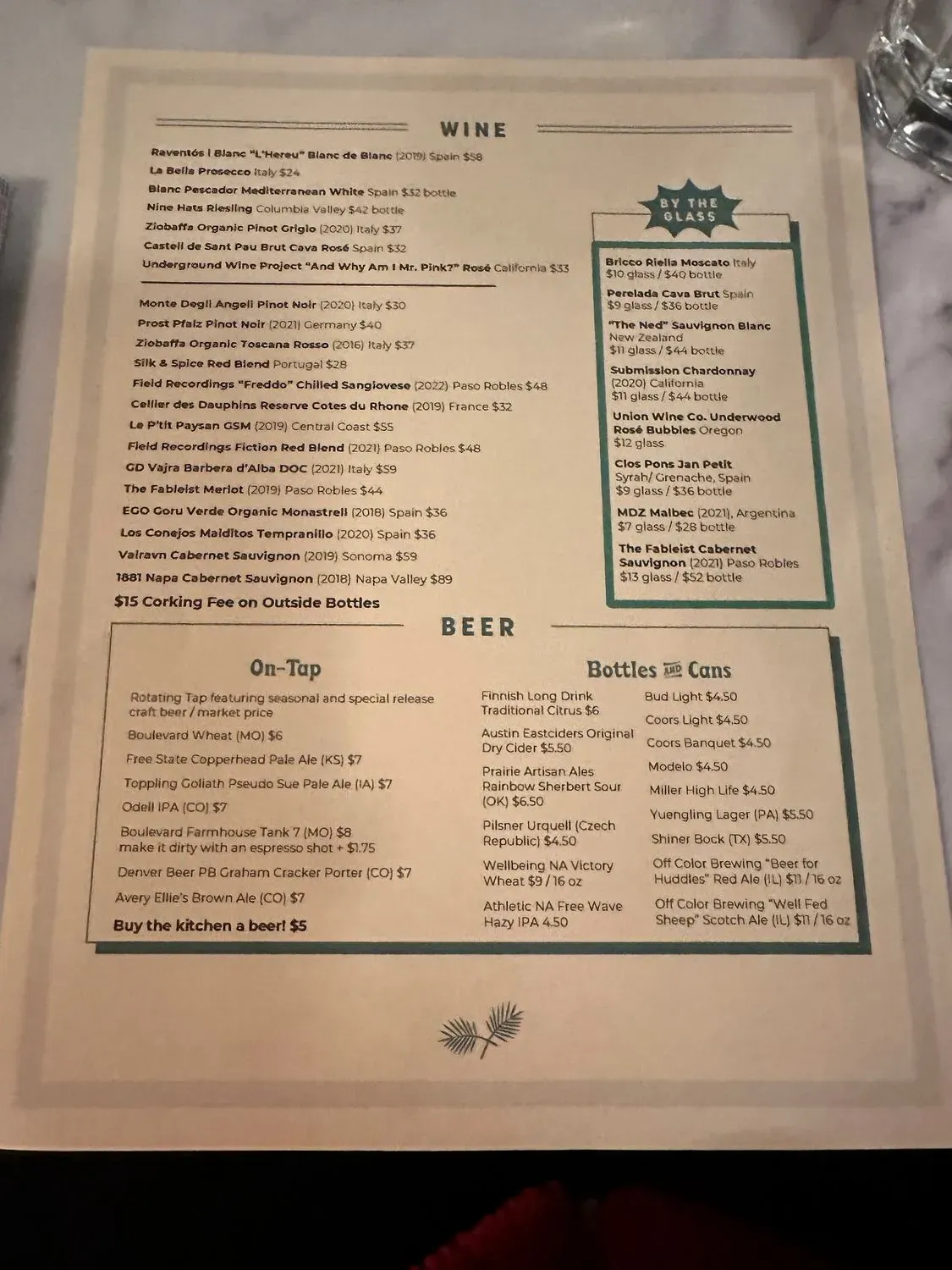 Menu 2