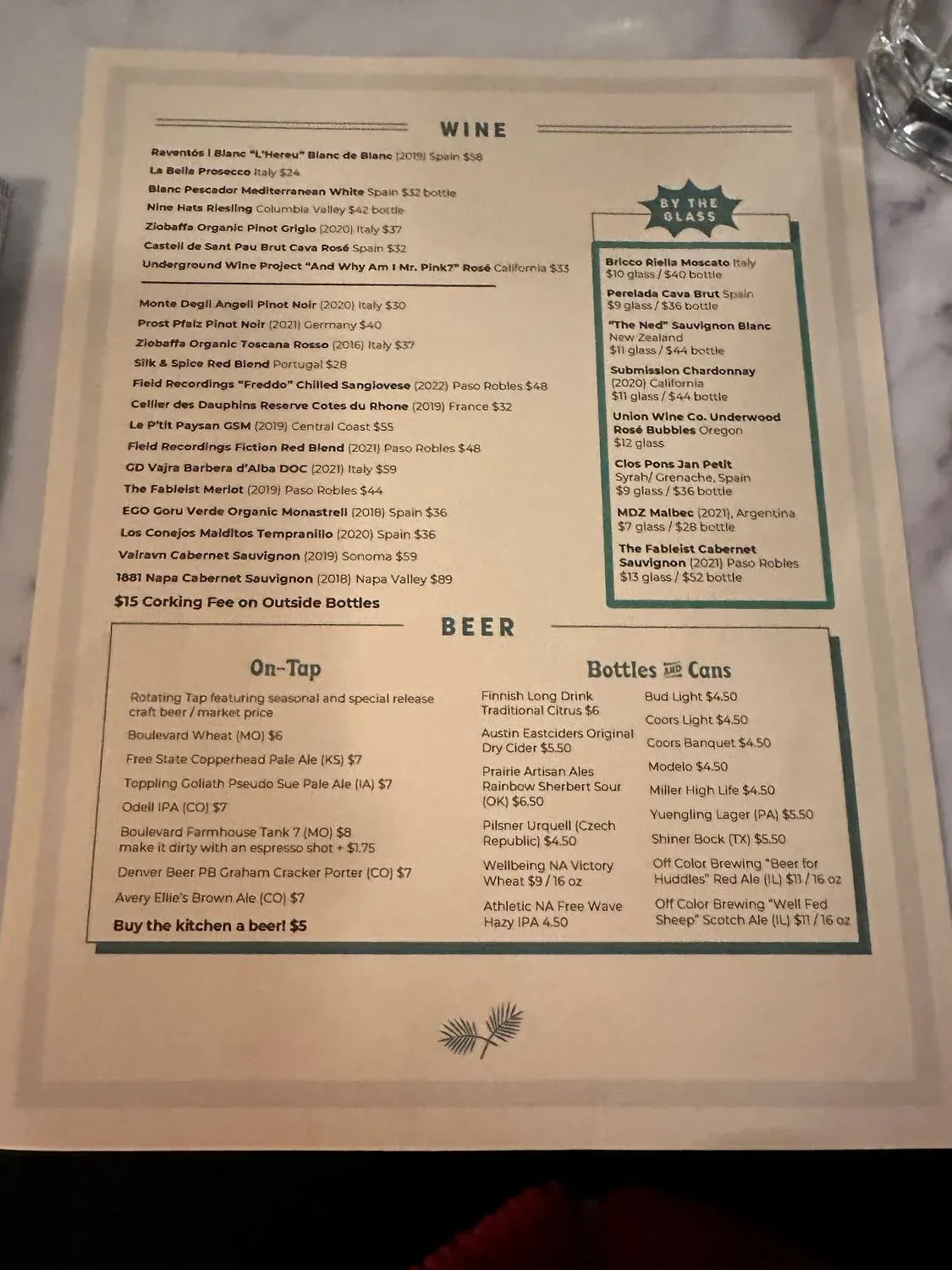 Menu 6