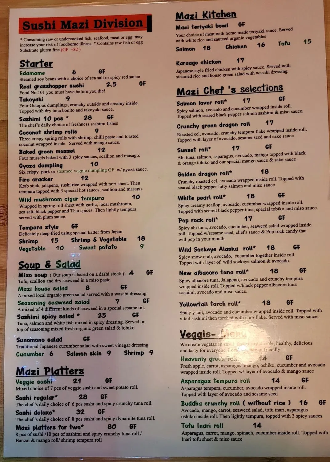 Menu 3