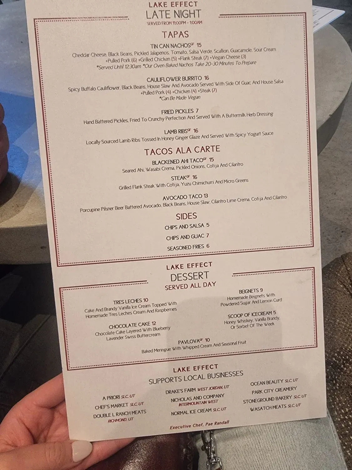 Menu 5