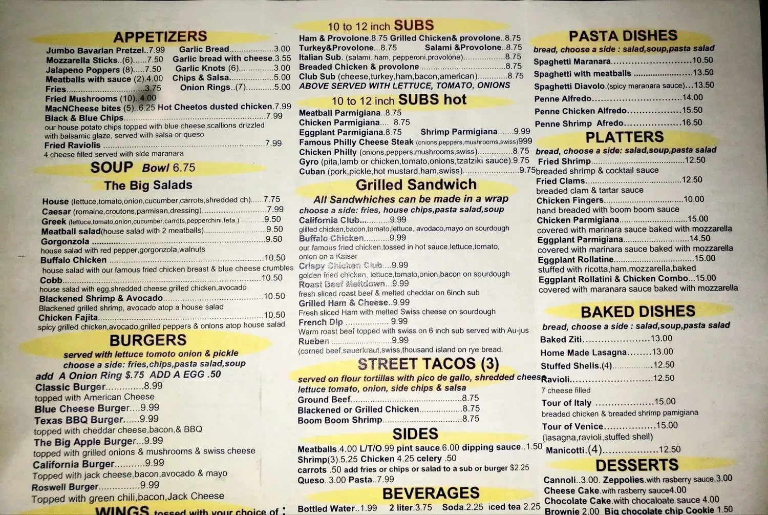 Menu 4