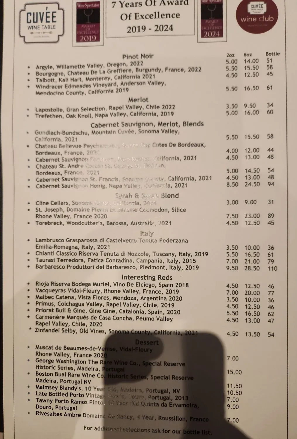 Menu 2